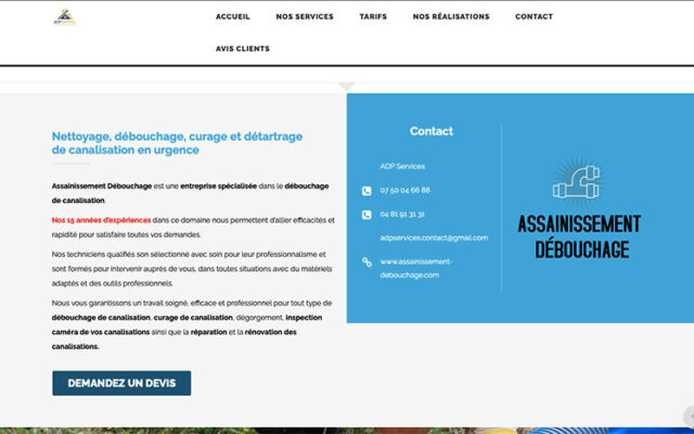 Assainissement Débouchage